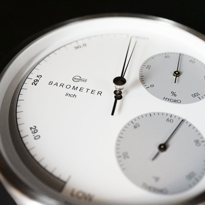 Barigo Weather Station, Stainless Steel, 160 mm - No. 351 US Version °F/Inch