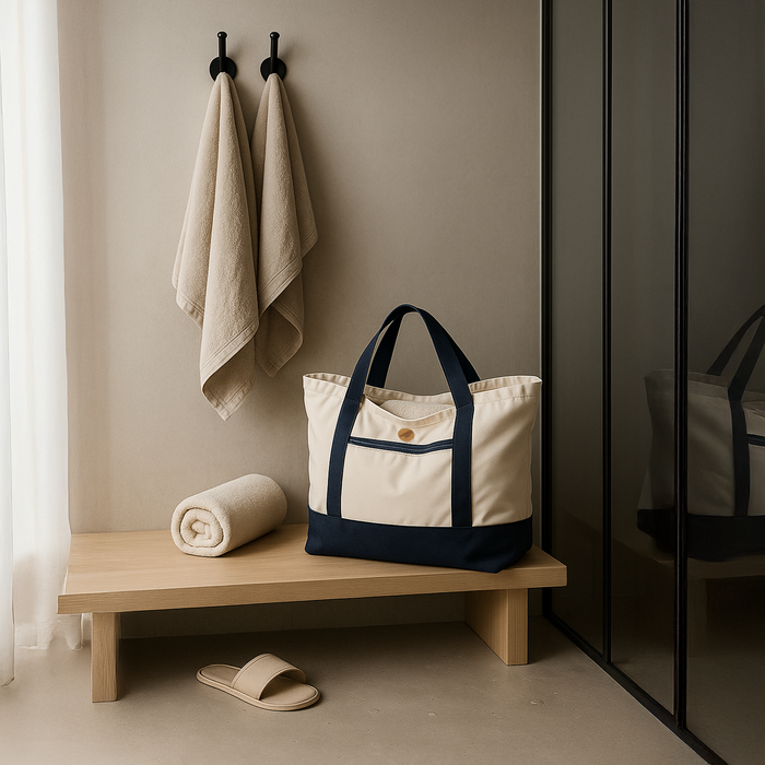 Bolsa para sauna & bienestar, 9 compartimentos, lavable