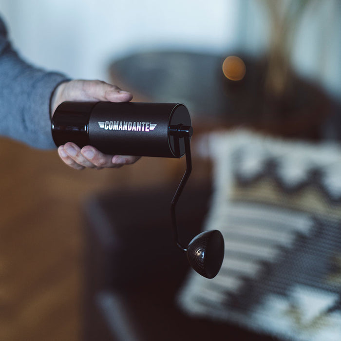 コマンダンテ XL または XXL クランク "BIG JOE" 木製ノブ付き