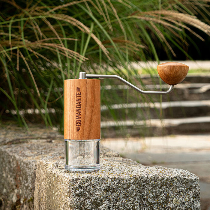 コマンダンテ XL または XXL クランク "BIG JOE" 木製ノブ付き