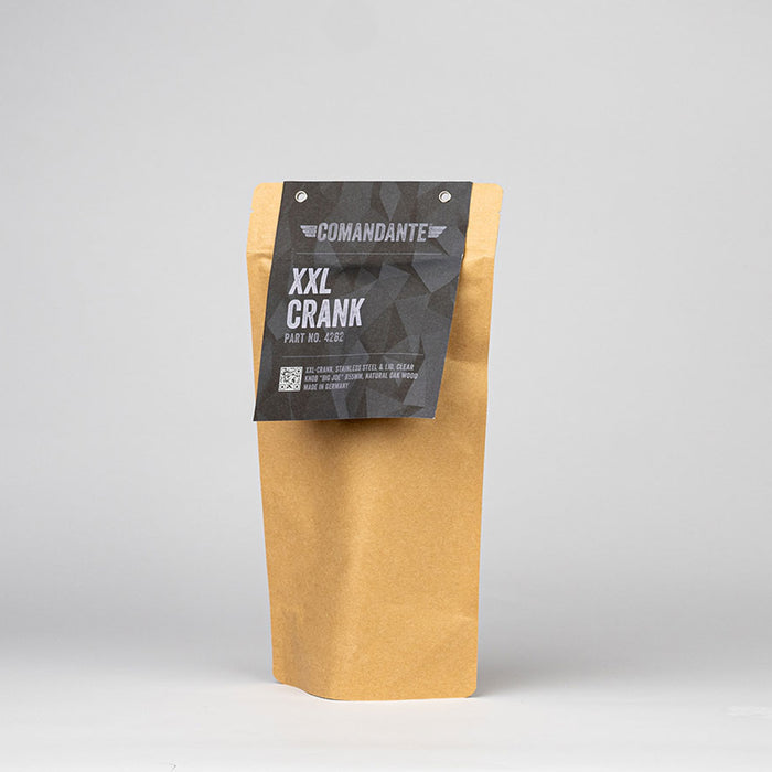 コマンダンテ XL または XXL クランク "BIG JOE" 木製ノブ付き