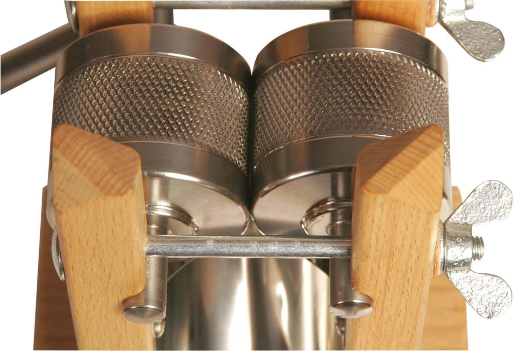 Eschenfelder Grain Flaker, Table Model, Wooden Funnel