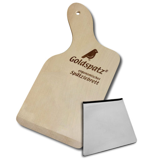 Goldspatz Ergonomic Spaetzle Board with Scraper
