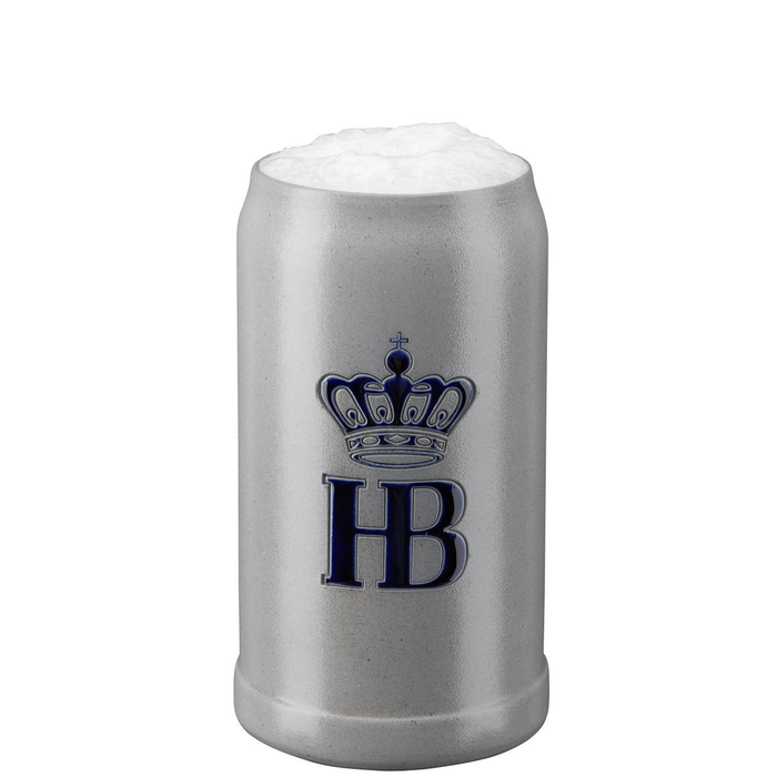 Original Hofbräuhaus München Beer Stein "Salt Glaze"