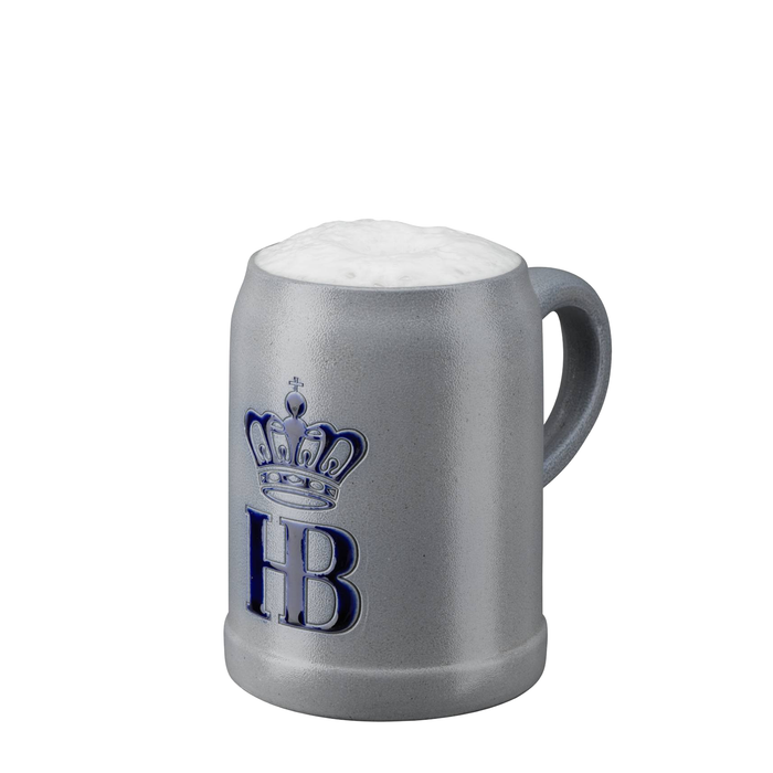 Original Hofbräuhaus München Beer Stein "Salt Glaze"