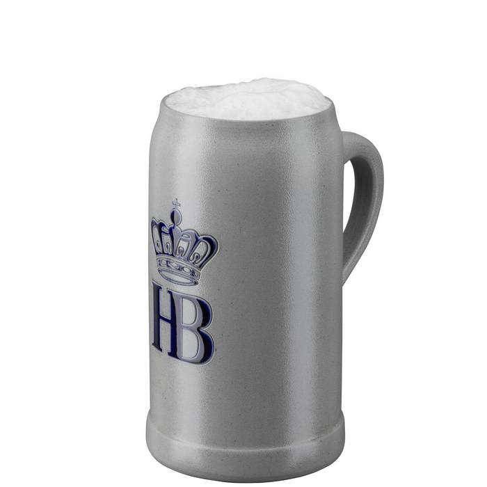 Original Hofbräuhaus München Beer Stein "Salt Glaze"