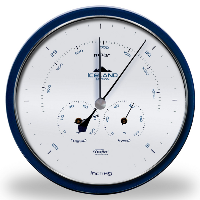 Estación Meteorológica Fischer "ISLANDIA", 1602-15, Acero Inoxidable