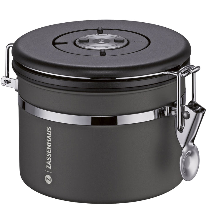 Zassenhaus AROMA Coffee Storage Canister Airtight with Valve
