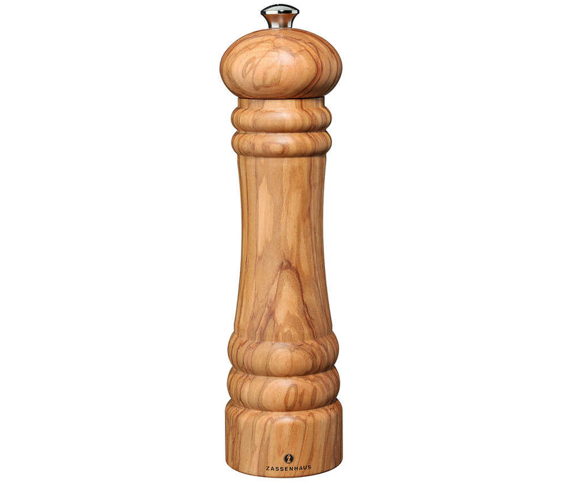 Zassenhaus Pepper / Salt Mill BERLIN, Olive Wood
