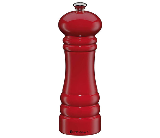 Zassenhaus Pepper / Salt Mill BERLIN, Red Glossy