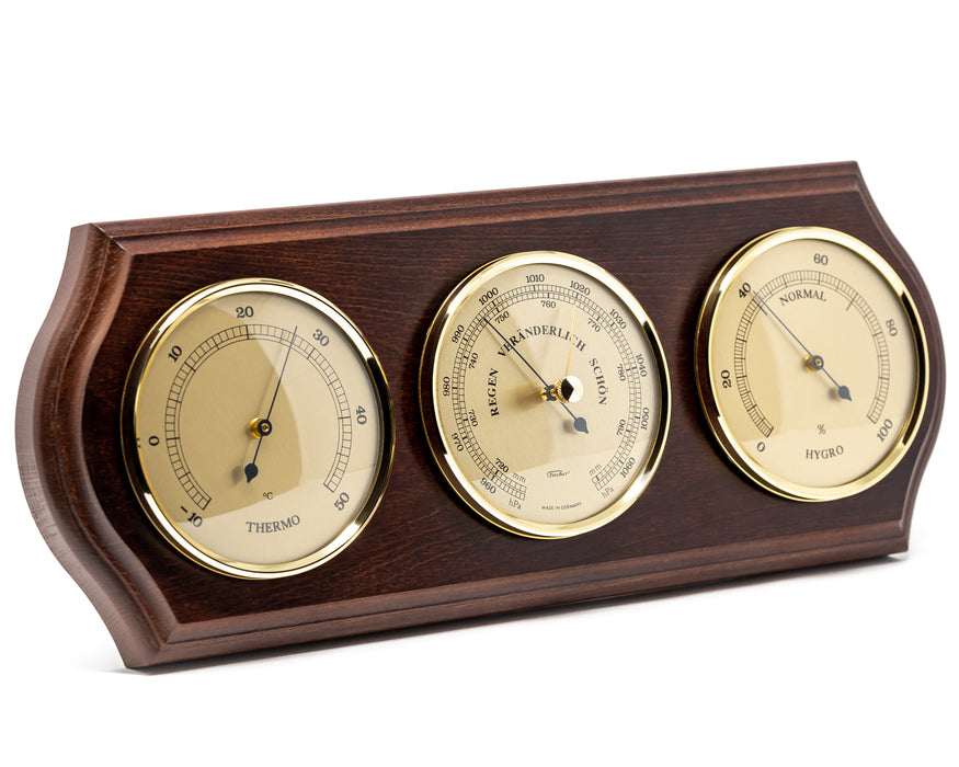 Fischer Weather Station with Thermometer, Barometer & Hygrometer 395 mm / 15.6" - No. 9178