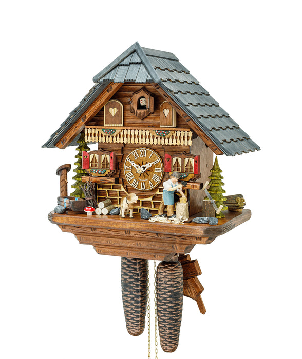 Hekas Cuckoo Clock Black Forest House - 8-Day Movement - 867 EX