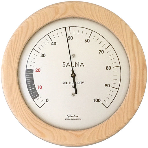 Fischer Sauna Hygrometer 155 mm, 196H-03 (English)