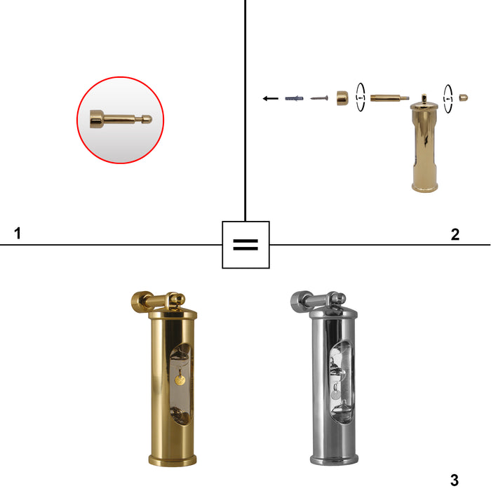 Delite Galileiglass with Wall Mount, Stig Larsen, 145 mm / 5.92". °Celsius Version
