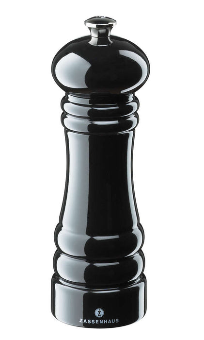 Zassenhaus Pepper / Salt Mill BERLIN, Black Glossy