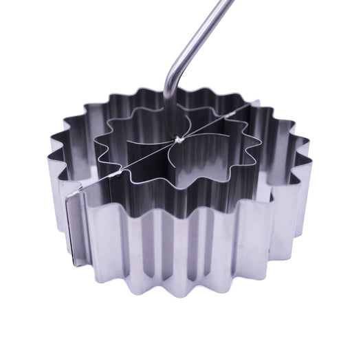 Weis Rose Cake Tin "Rosenkuechleform" - Stainless Steel - #14214