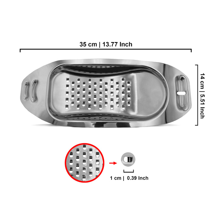 WEIS Spaetzle Maker / Slicer, 35 x 14 cm, Stainless Steel