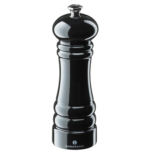 Zassenhaus Pepper / Salt Mill BERLIN, Black Glossy