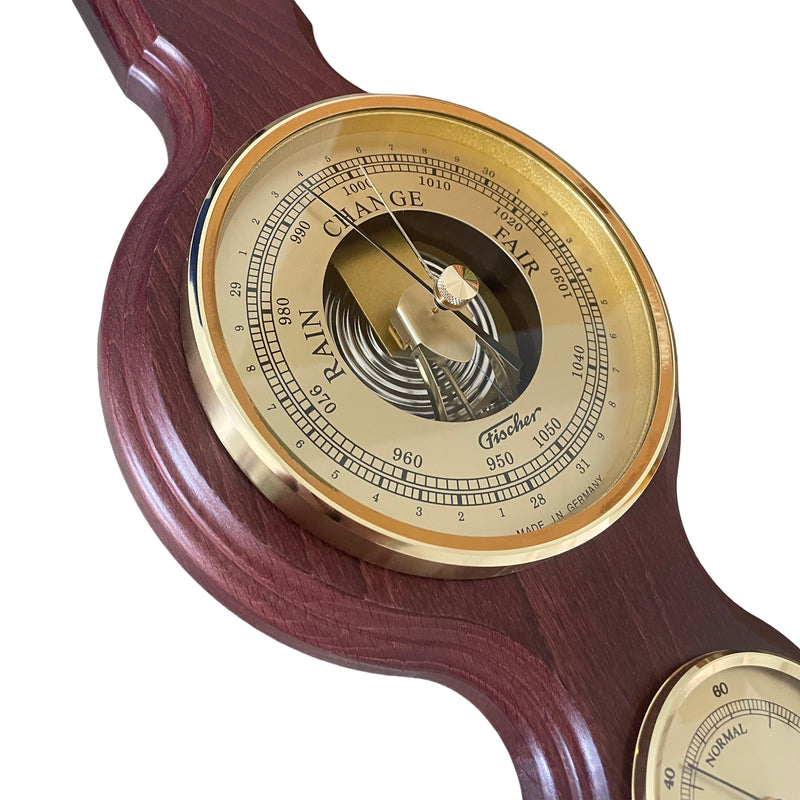 Fischer Sheraton Weather Station, Thermometer, Barometer & Hygrometer 555 mm / 21.9", 4673 US Version