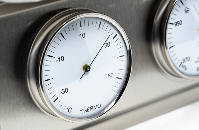 Fischer, Outdoor Weather Station, 390 x 145 mm, Ø 84mm - 827-01 (German / °C)