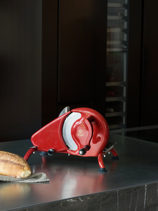Cortadora de pan y alimentos manual Graef Hand H93, roja