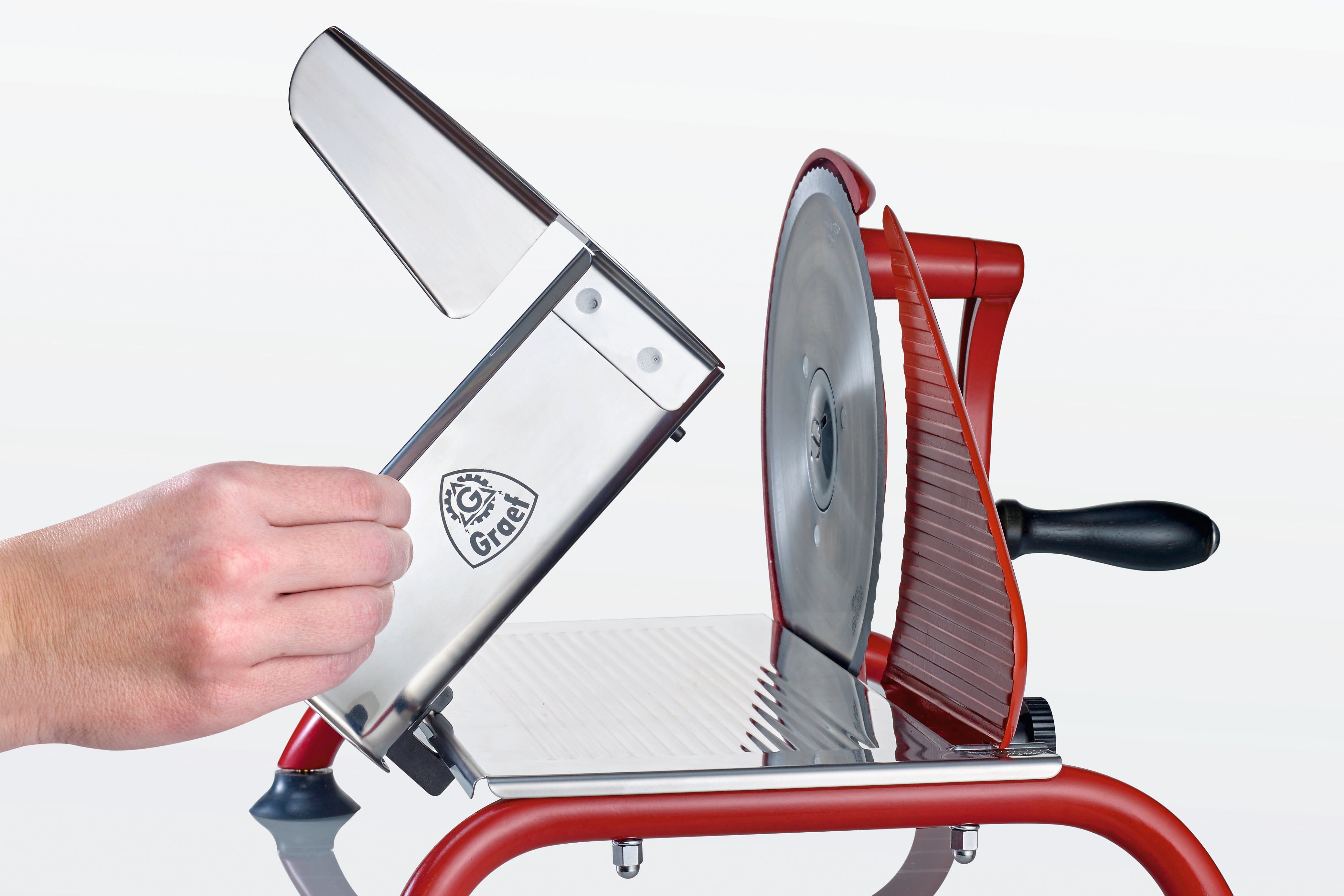 Graef Hand Bread & Food Slicer MANUALE H93, red — Loewen META trading GmbH