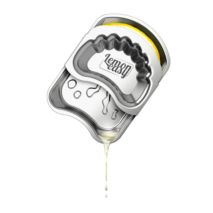 Lemoneasy Stainless Steel Lemon Slice Press - Compact Citrus Juicer, Dishwasher Safe, Made in Germany