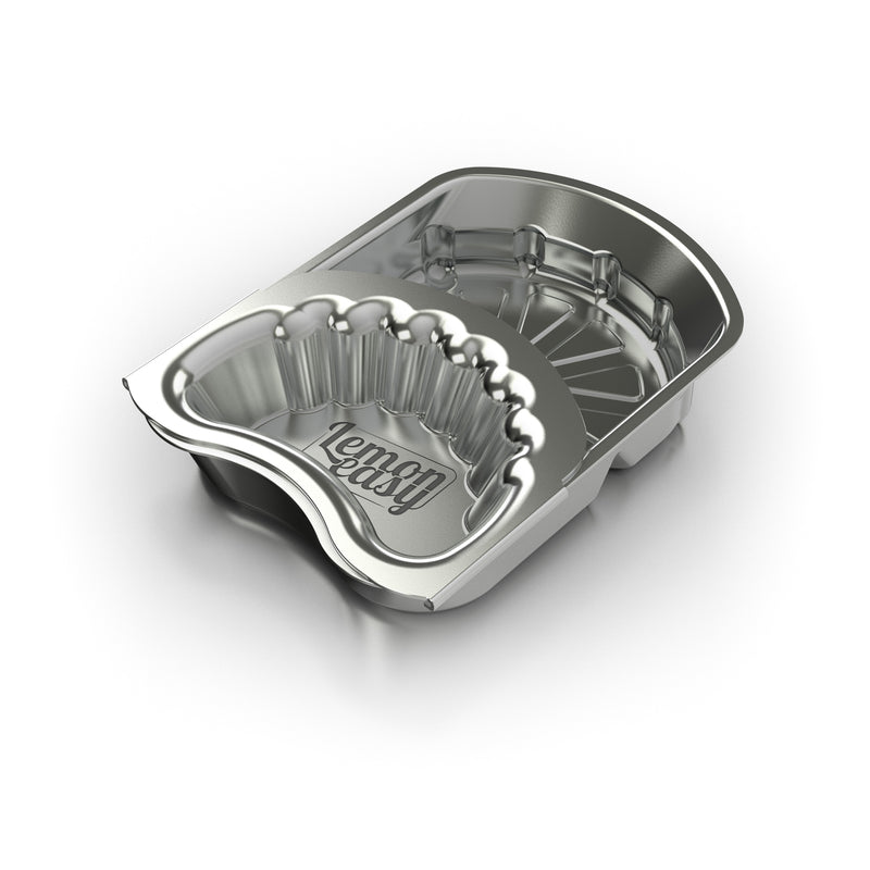 Lemoneasy Prensa de Rodajas de Limón de Acero Inoxidable - Exprimidor Compacto de Cítricos, Apto para Lavavajillas, Fabricado en Alemania