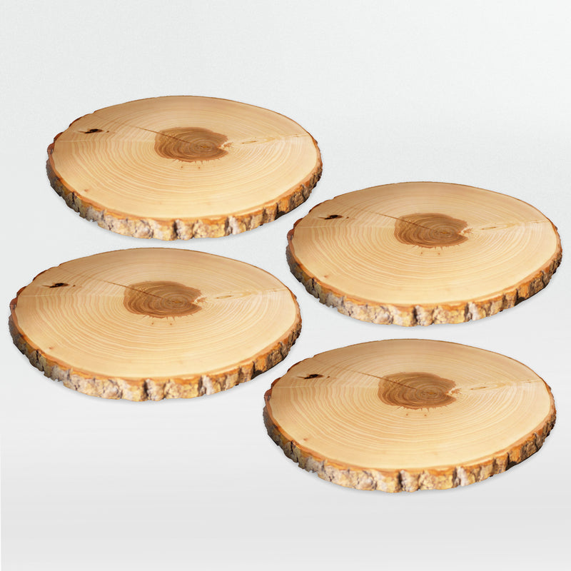 Original Genuine Wood Bark Snack Board - Dishwasher-Safe