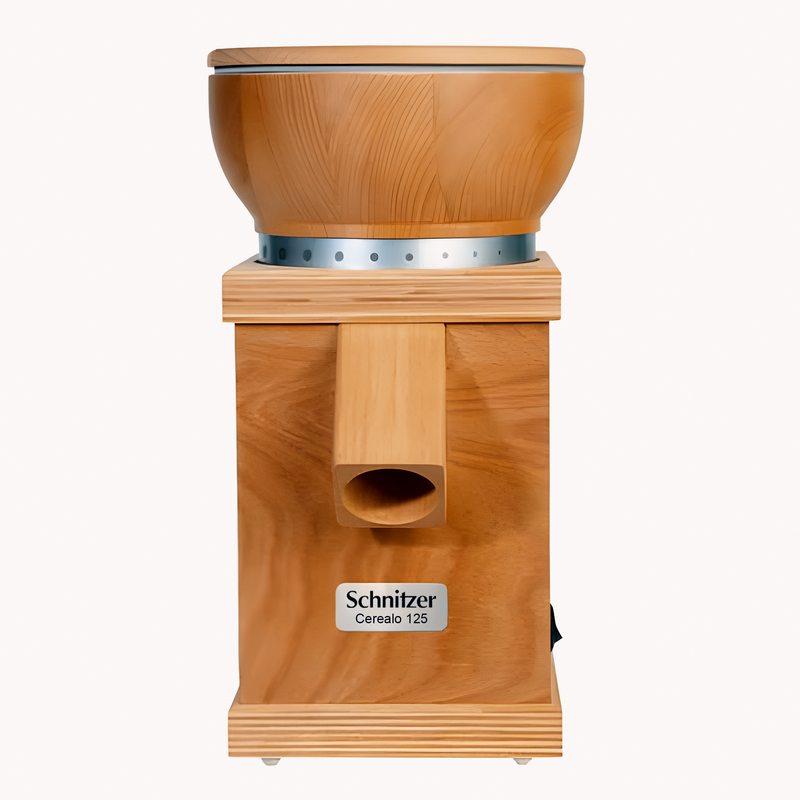 Schnitzer Cerealo Grain Mill – 230V Appliance for USA 110V with Included Step-Up Converter