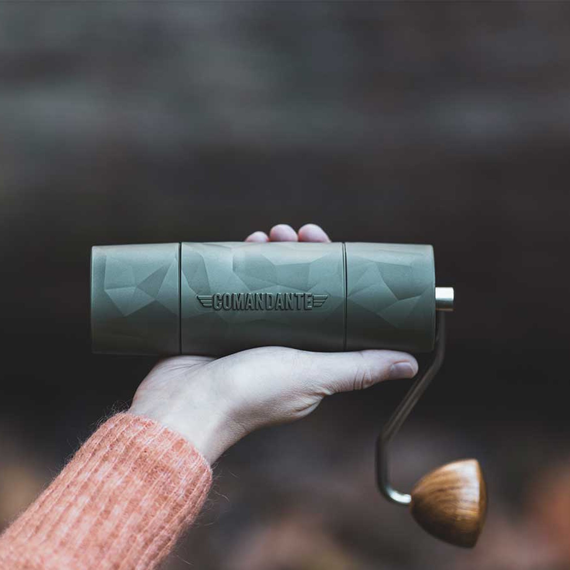 Comandante Coffee Grinder X25 Trailmaster FOREST, TIGERSHARK® Burr