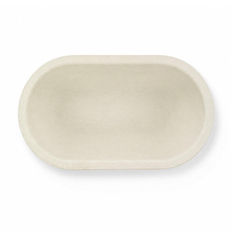 CRUST & CRAFT Wood Pulp Banneton for 750 g / 1.65 lb Bread - Oval Smooth - No. 1.7