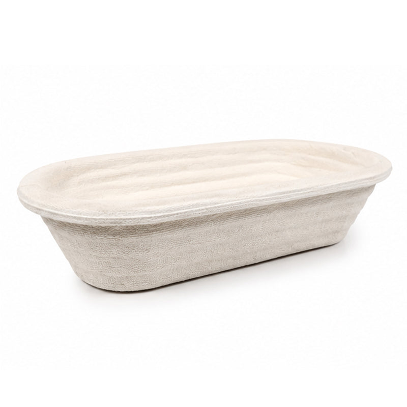 CRUST & CRAFT Wood Pulp Banneton for 750 g / 1.65 lb Bread - Long Oval Crease - No. 1.5.2