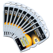 Duracell Activ Air Hearing Aid Batteries, 60 pcs
