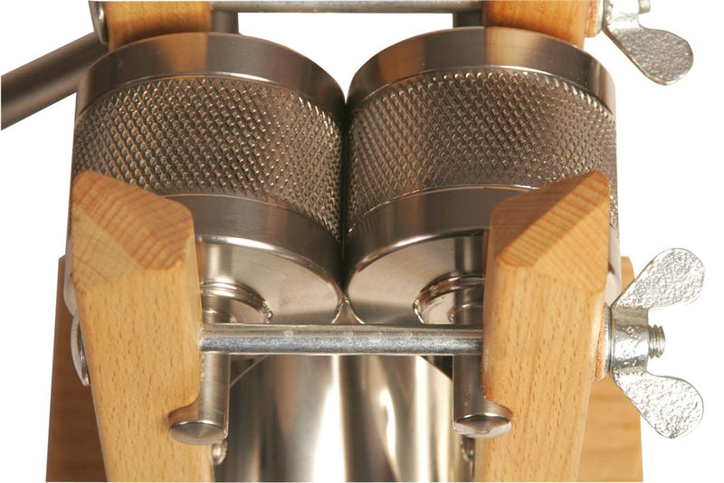 Eschenfelder Grain Flaker, Table Model, Aluminum Funnel