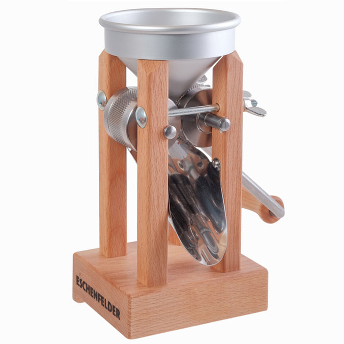 Eschenfelder Grain Flaker, Table Model, Aluminum Funnel