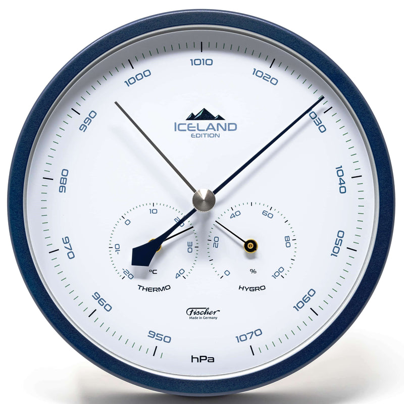 Fischer Weather Station "ICELAND", 1602-15, Stainless Steel