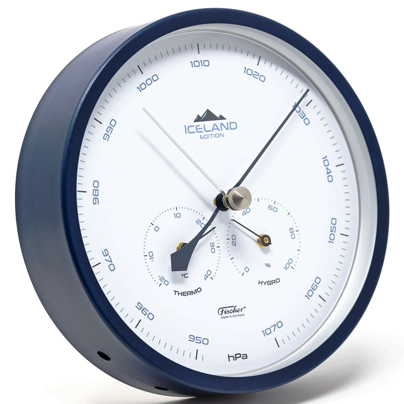 Fischer Weather Station "ICELAND", 1602-15, Stainless Steel