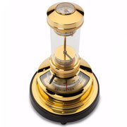 LUFFT Weather Pillar, Brass / Wood