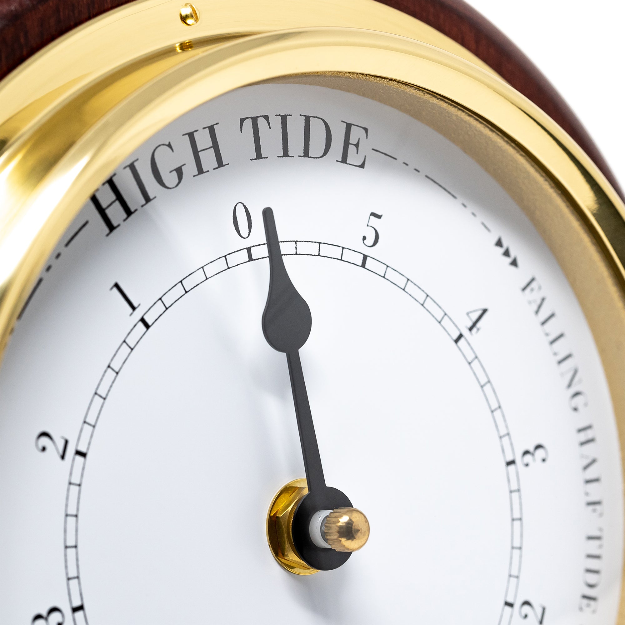 Fischer Tide Clock, Brass / Mahogany Coloured - 1434TD-22 — Loewen META ...
