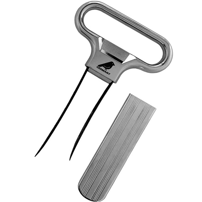Goldspatz Bottle Opener and Corker OH-HA Chrome-plated