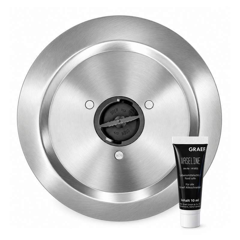 GRAEF 170 mm / 6.69 in Smooth Slicer Blade + Food-Safe Vaseline 10 ml