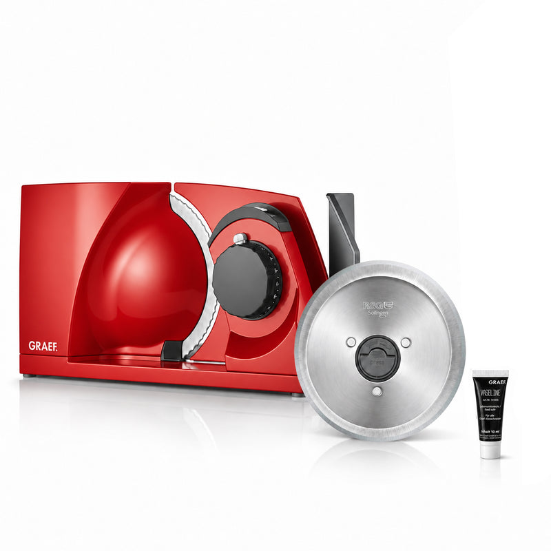 Graef MYtiny Foldable Electric Bread Slicer - 230 V Appliance for USA 110V with Included Step-Up Converter