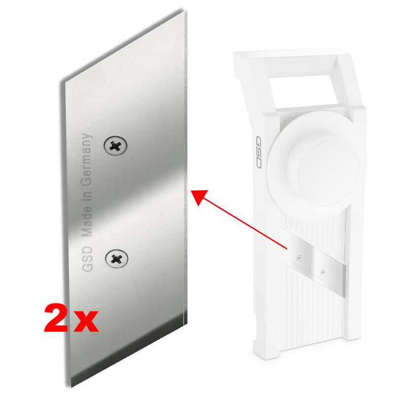 2 x Replacement Knifes for GSD Universal Mandolin Slicer - #90-005