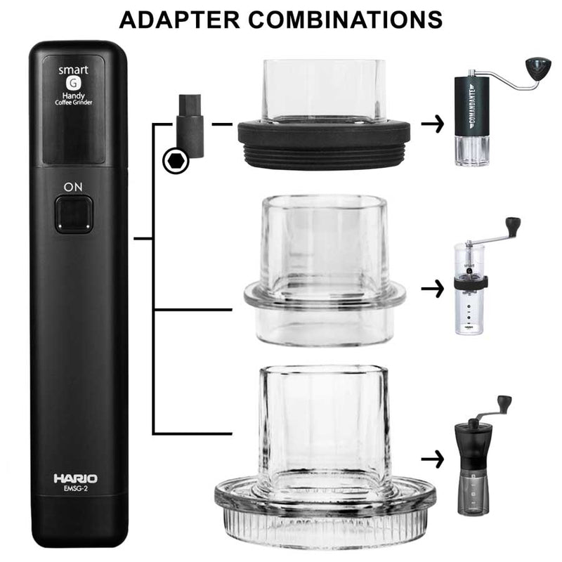 Hario Mobile Mill Stick plus Comandante Adapter