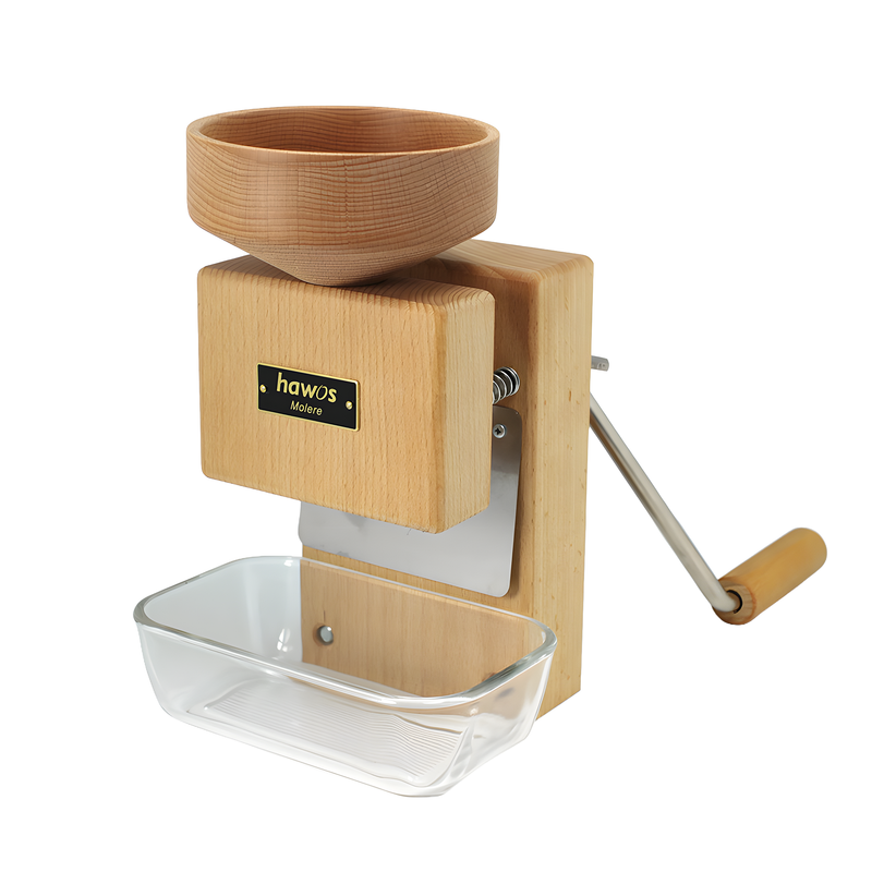 hawos MOLERE Hand Crank Grain Mill Premium Flour Grinder for Fresh Wholegrain Flour