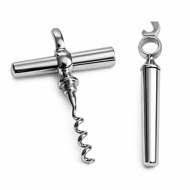 Mini Wine Opener with Bottle Opener, 4-1/2-Inch