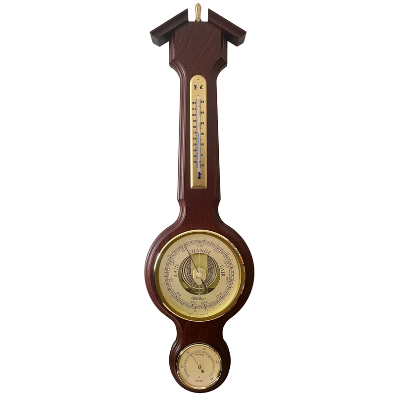 Fischer Sheraton Weather Station, Thermometer, Barometer & Hygrometer 555 mm / 21.9", 4673 US Version