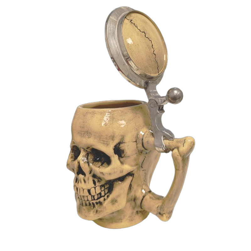 KING-WERK Beer Mug "Skull" Totenkopf 0.4 Liter (13.5 fl oz)