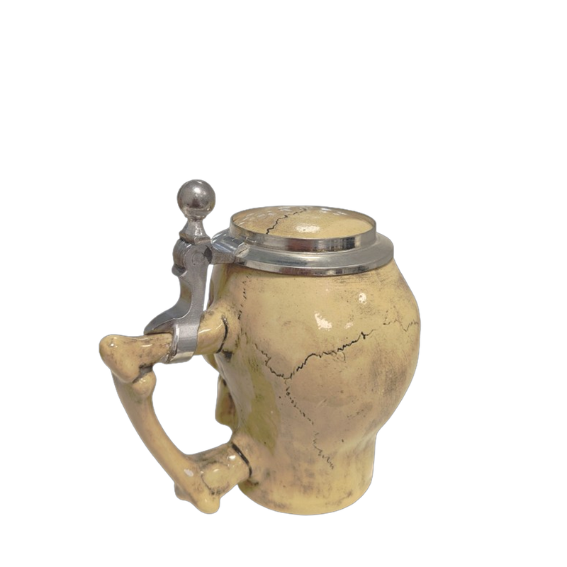 KING-WERK Beer Mug "Skull" Totenkopf 0.4 Liter (13.5 fl oz)